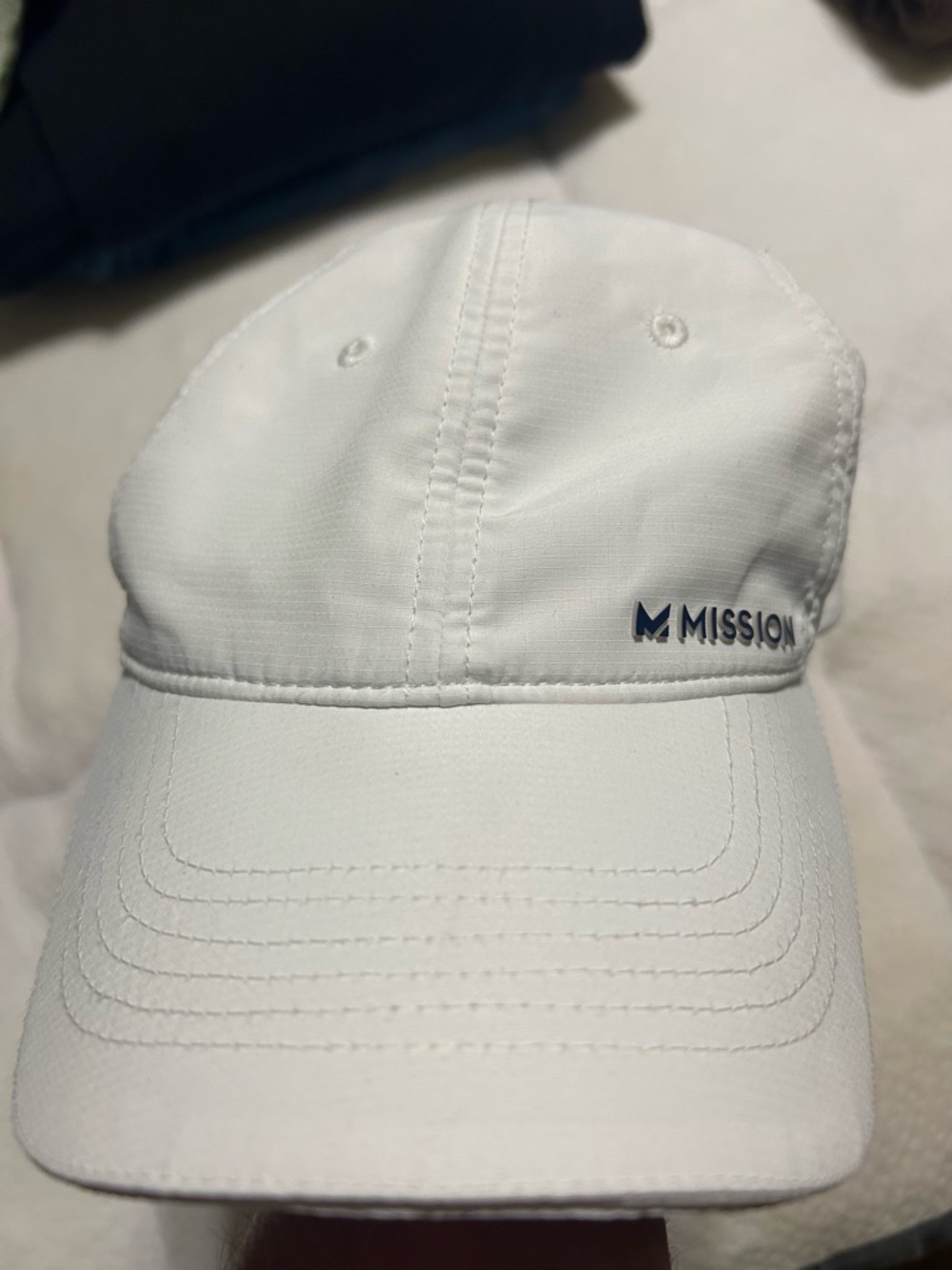 Mission Performance White Baseball Cap